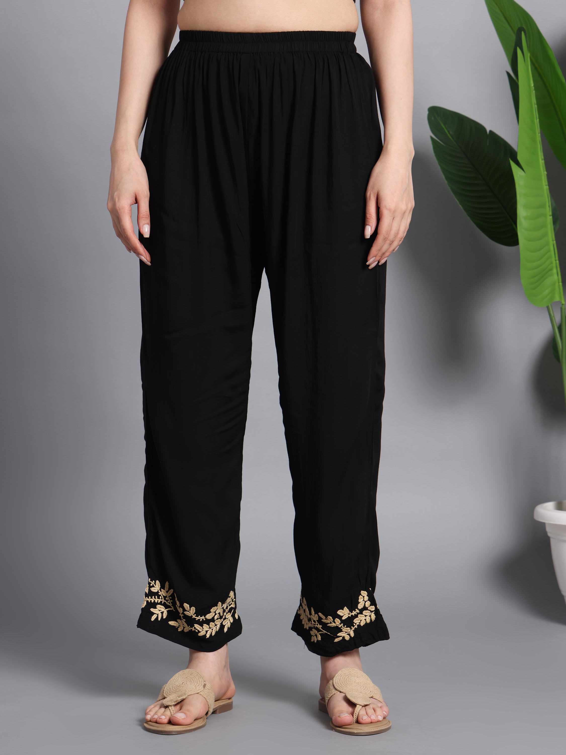 FALAK MODAL KURTA-BOTTOM SET-Golden