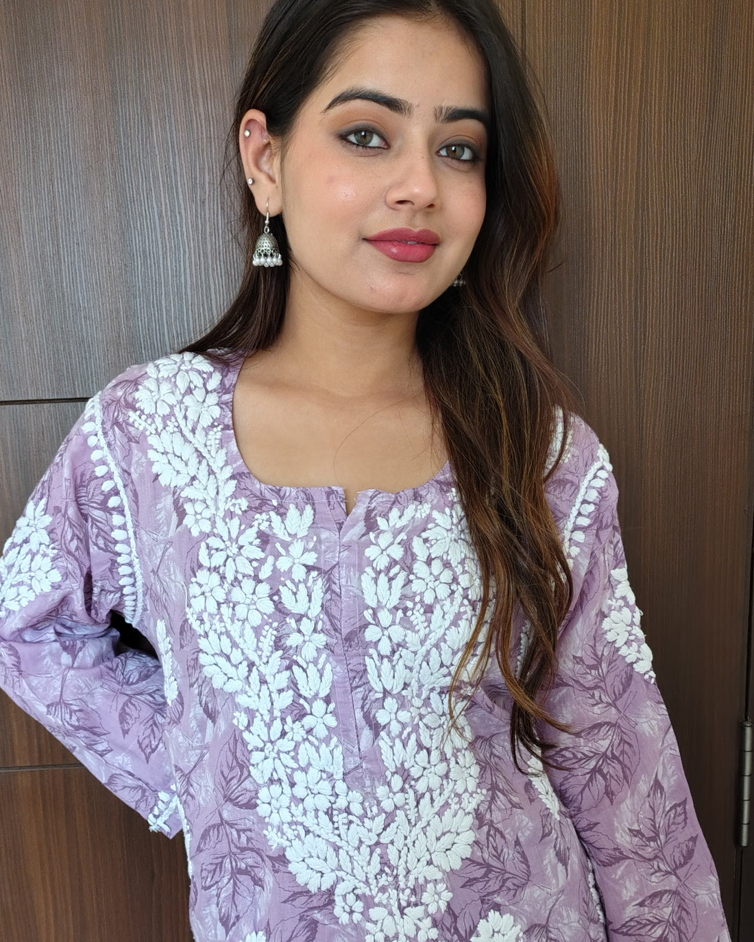 RAHAT Lavender Kurta Plazzo Set