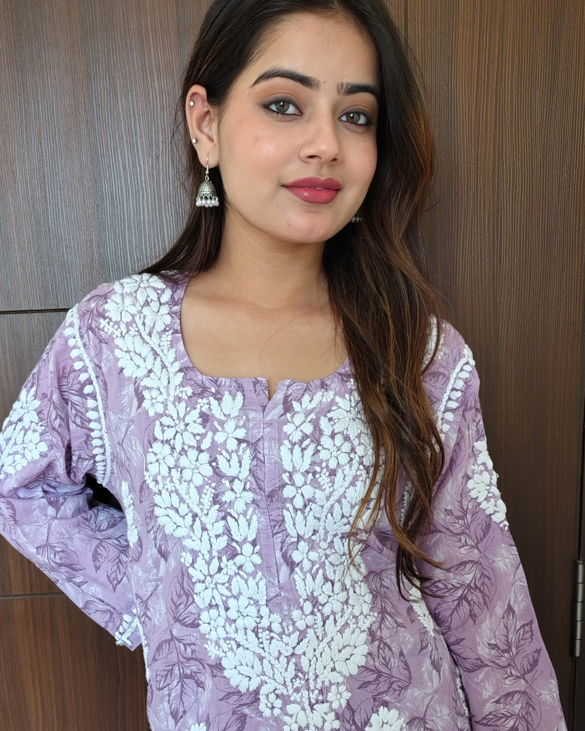 RAHAT Lavender Kurta Plazzo Set