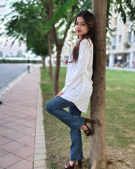 Luxury Rayon  Cotton Chikankari Shirt