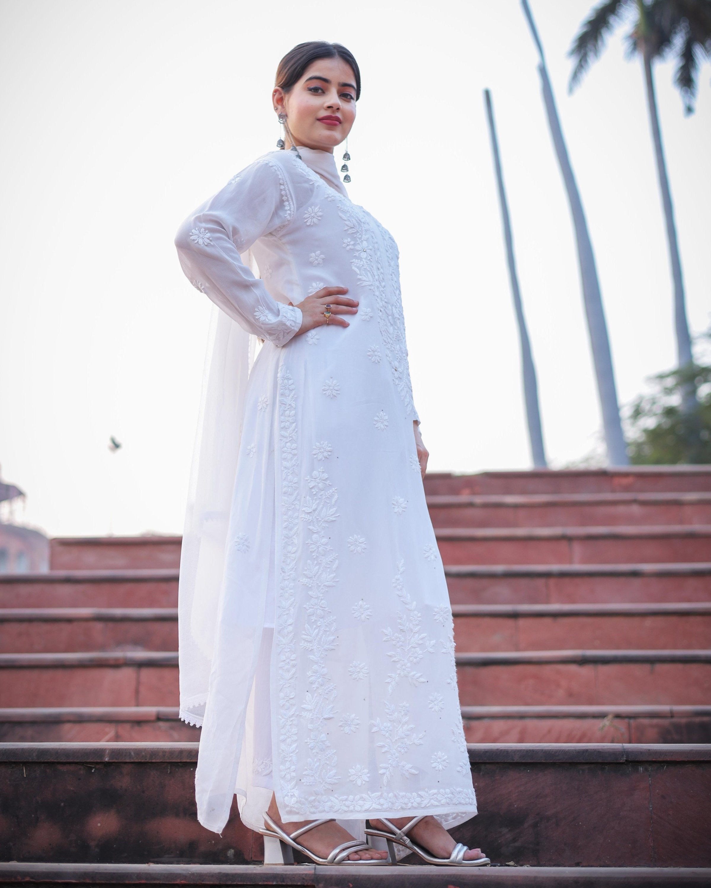 RAWAYAT MOONLIT IVORY Chikankari suit set