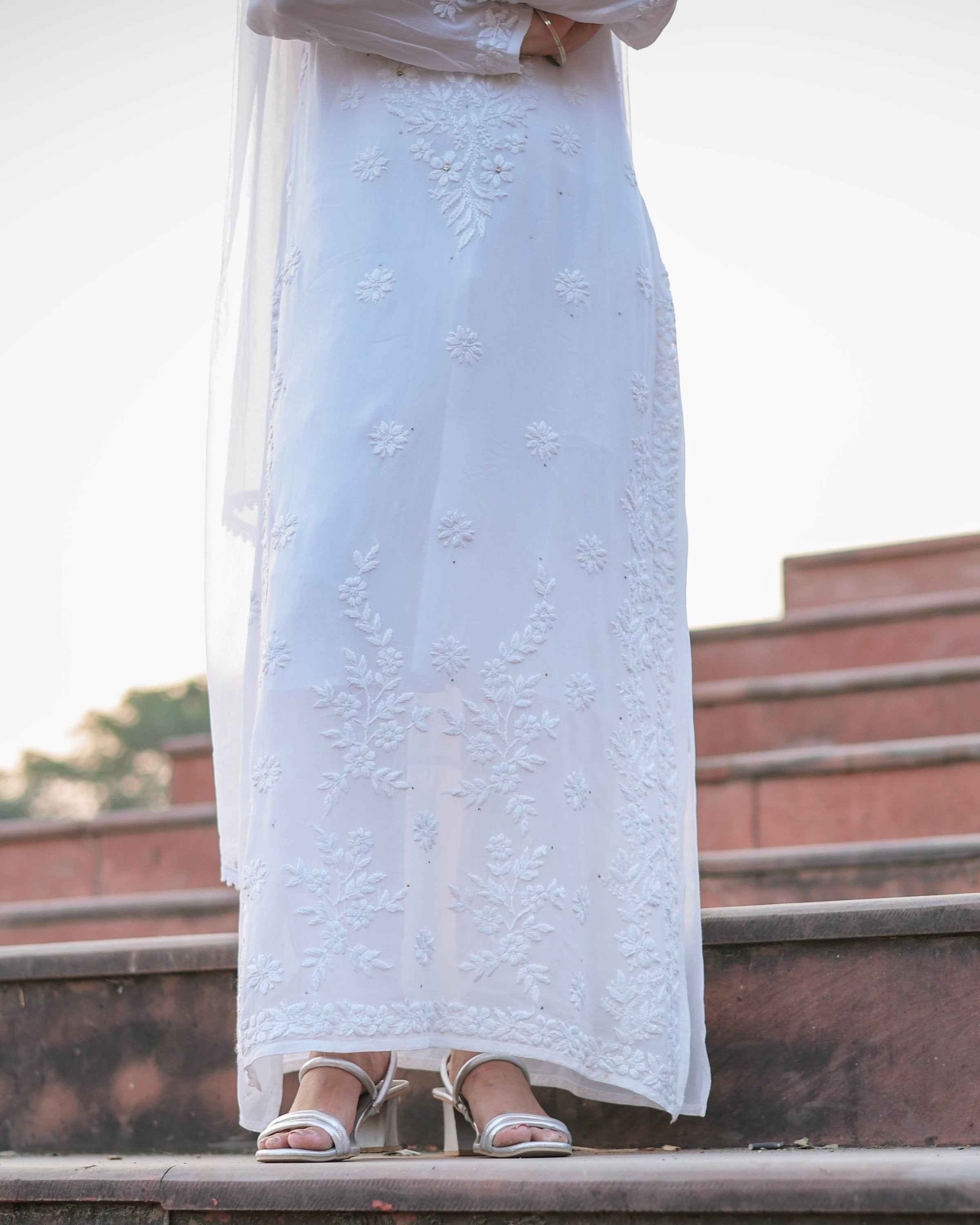 RAWAYAT MOONLIT IVORY Chikankari suit set