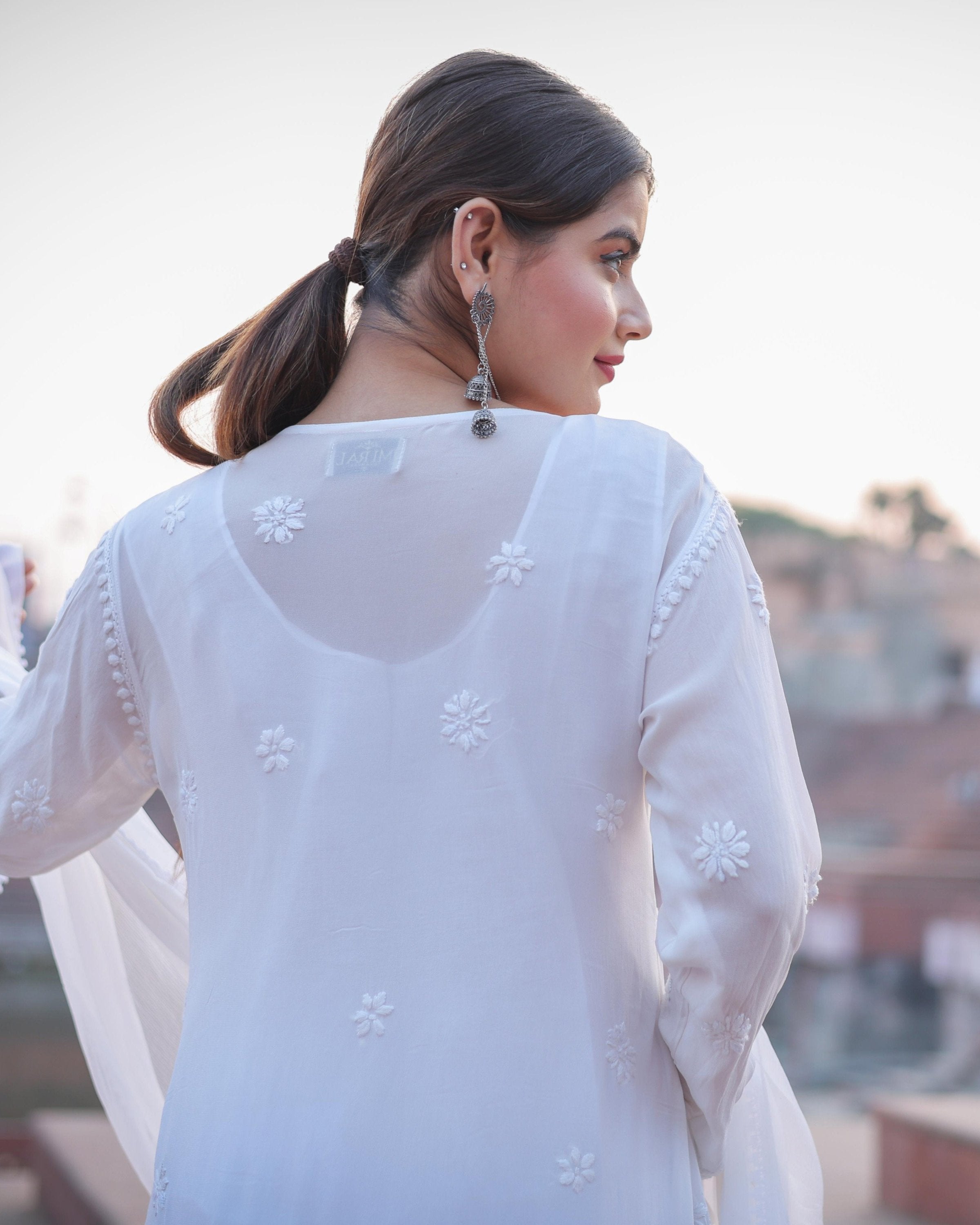 RAWAYAT MOONLIT IVORY Chikankari suit set