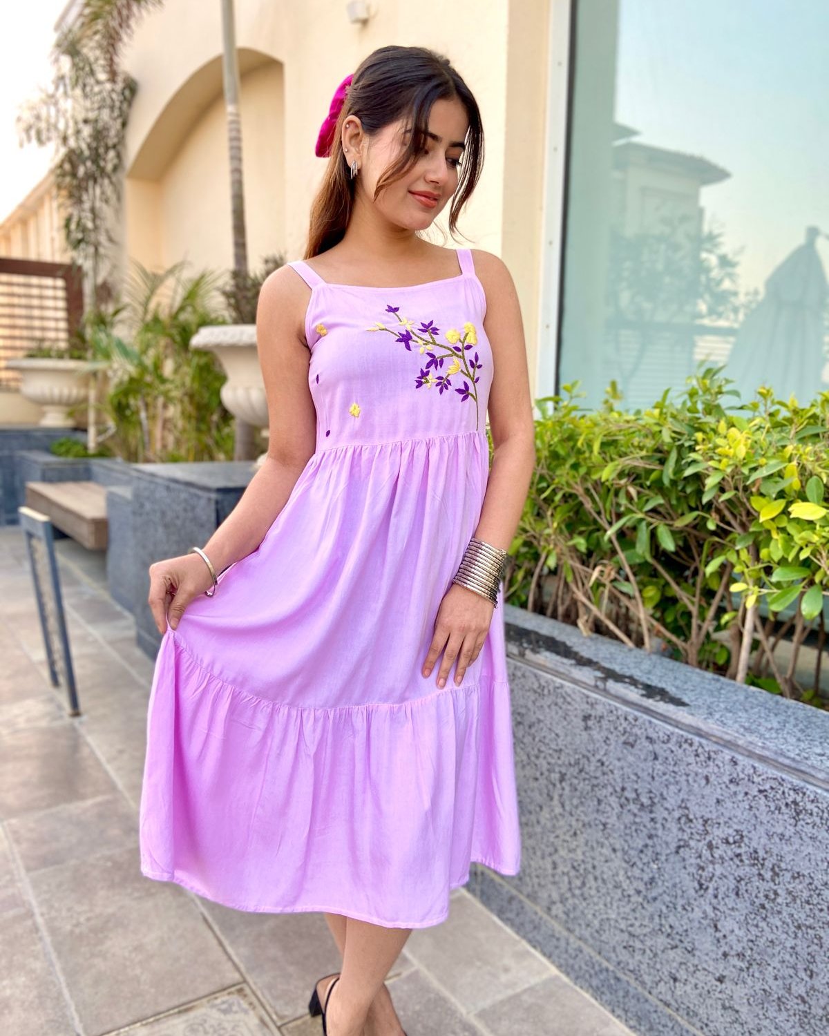 BREEZY LAVENDER DRESS
