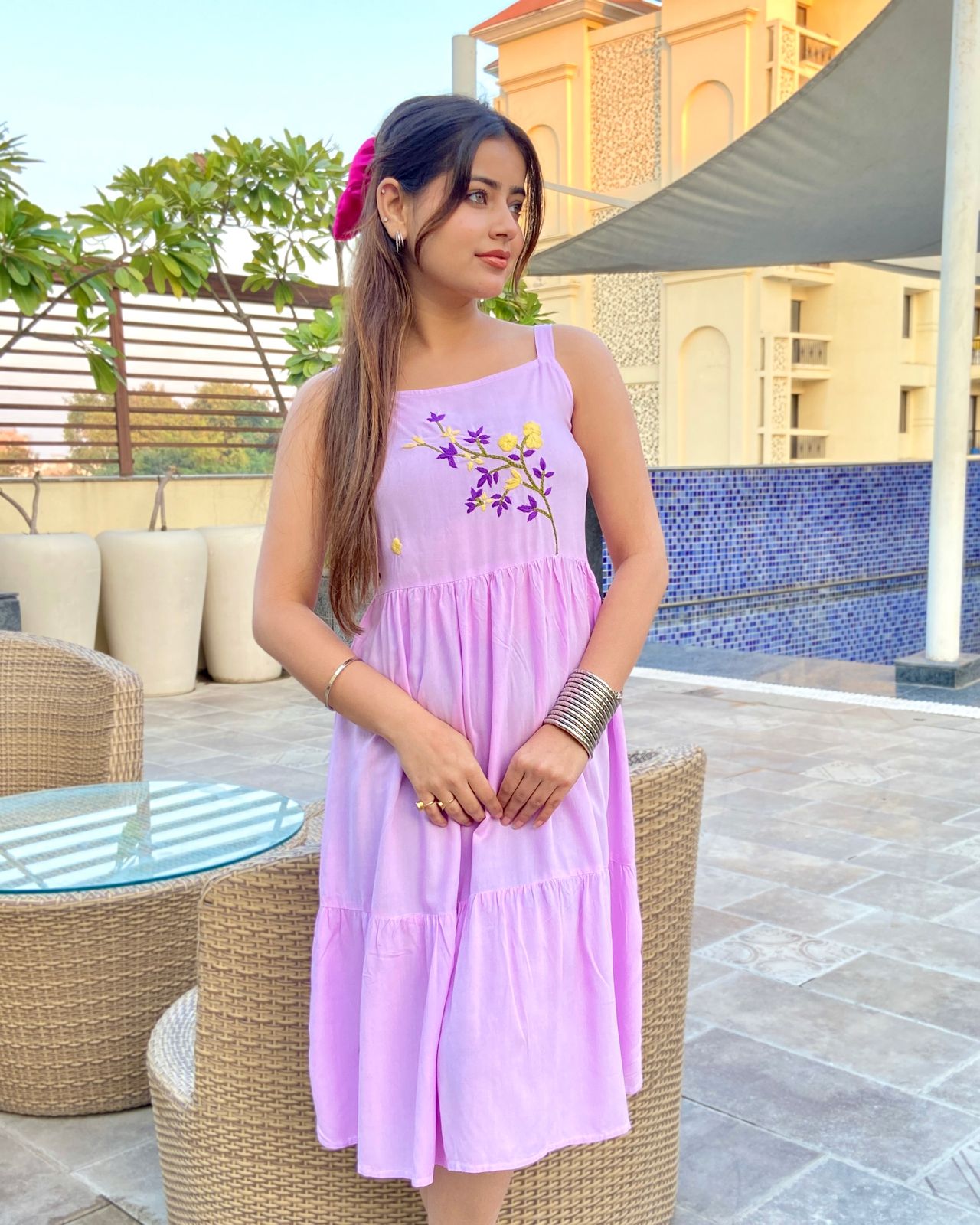 BREEZY LAVENDER DRESS