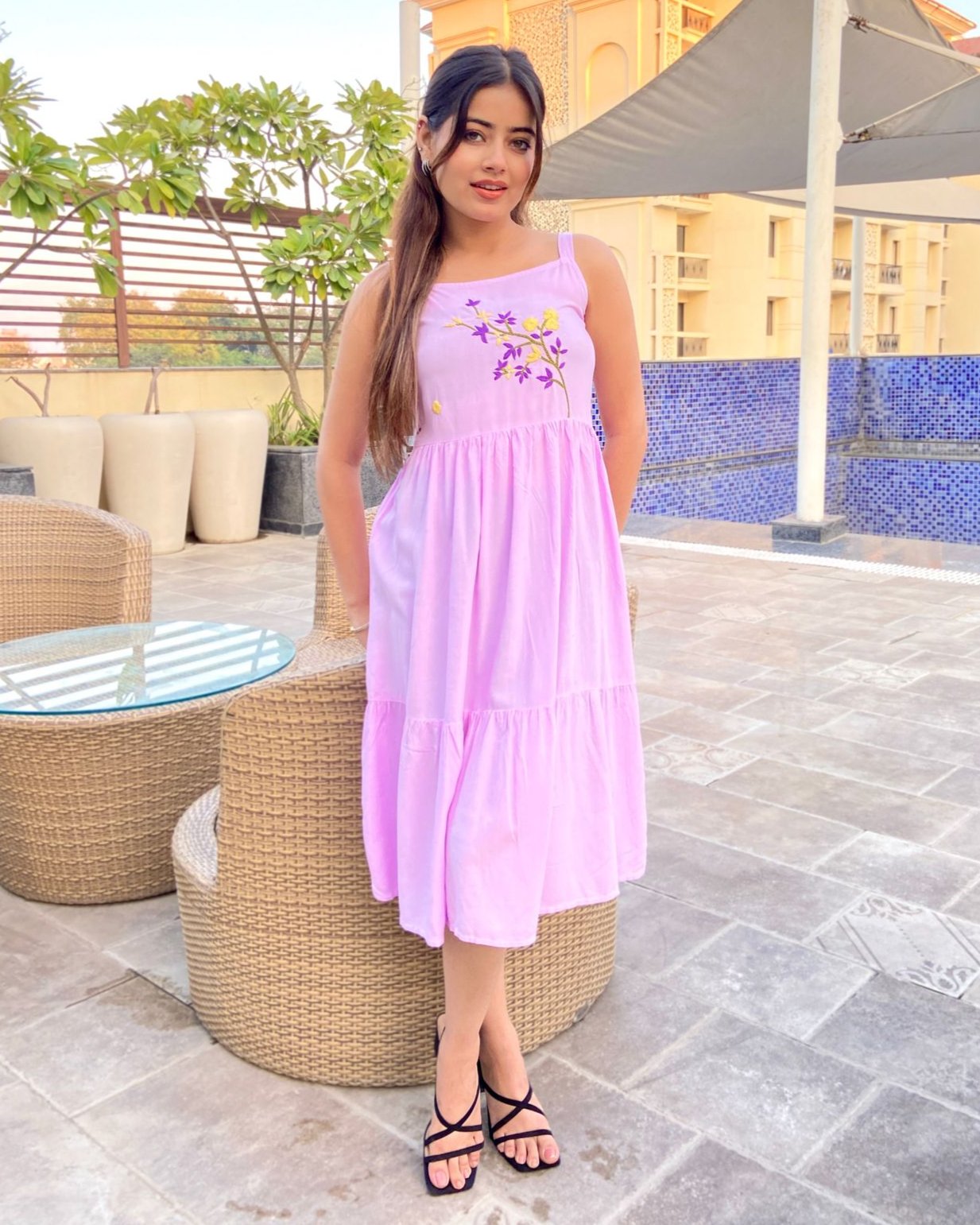 BREEZY LAVENDER DRESS