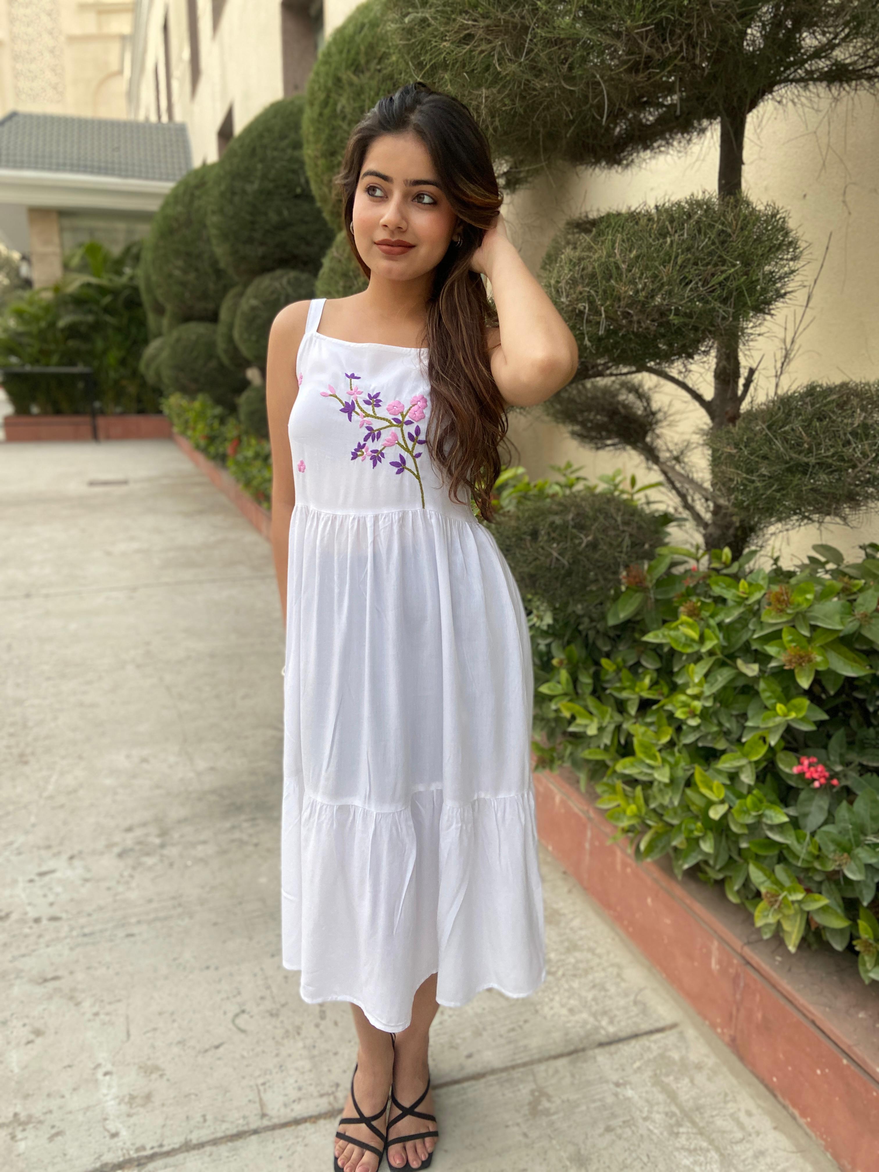 BREEZY ETHEREAL WHITE DRESS