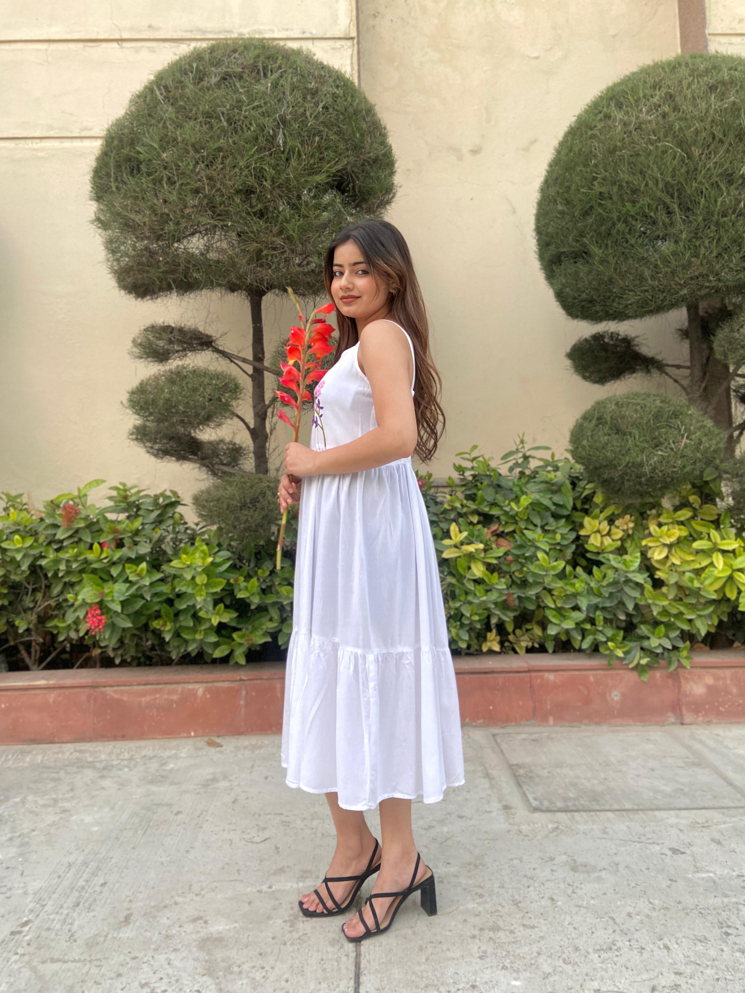 BREEZY ETHEREAL WHITE DRESS